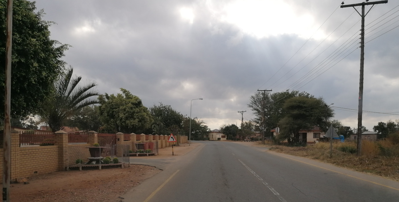 Nebenstraße in Francistown.