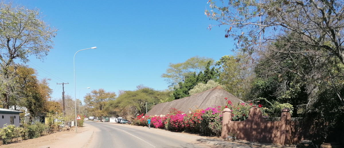 Straßenbild in Kasama.