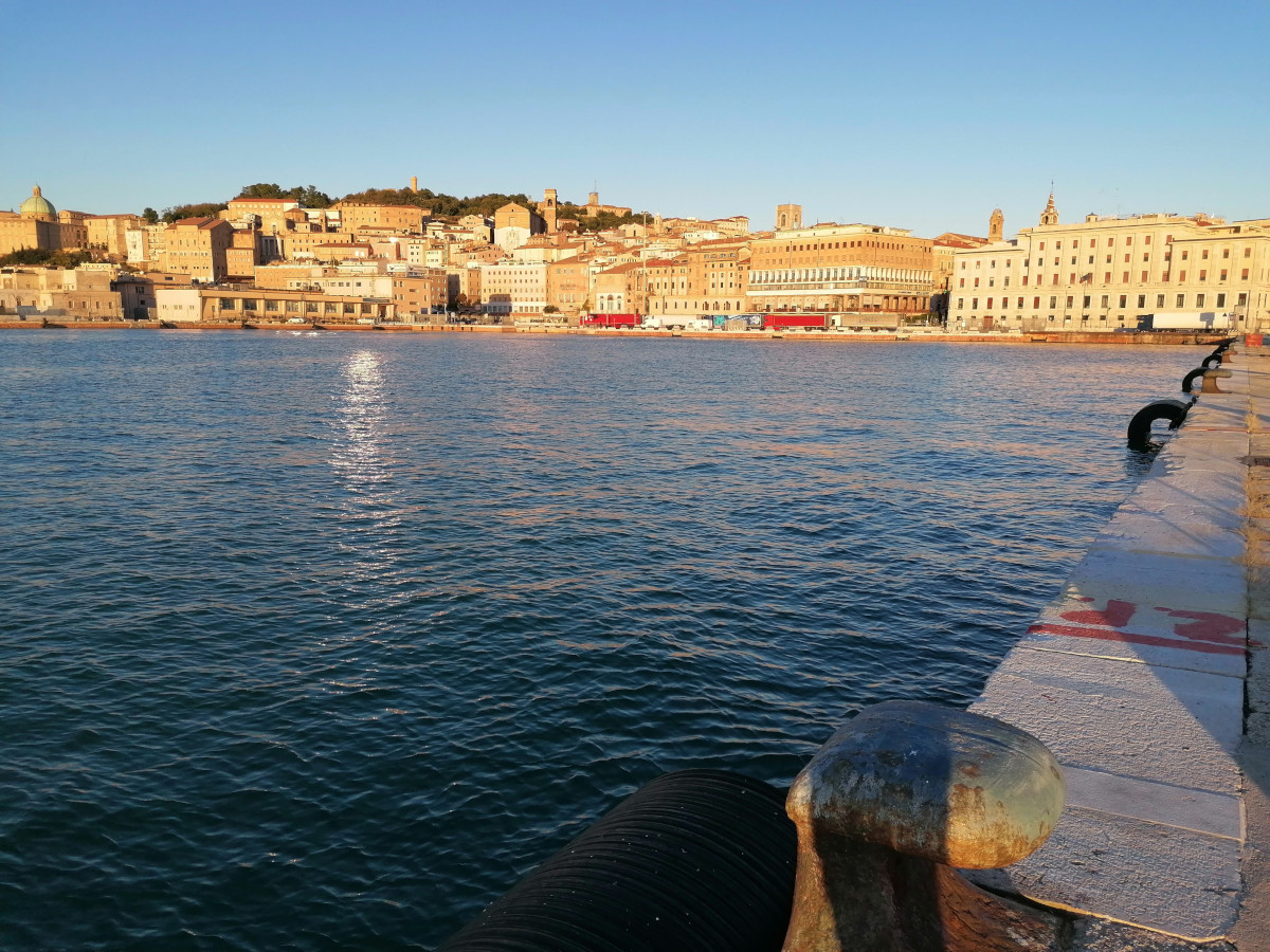 Ancona vom Hafen.