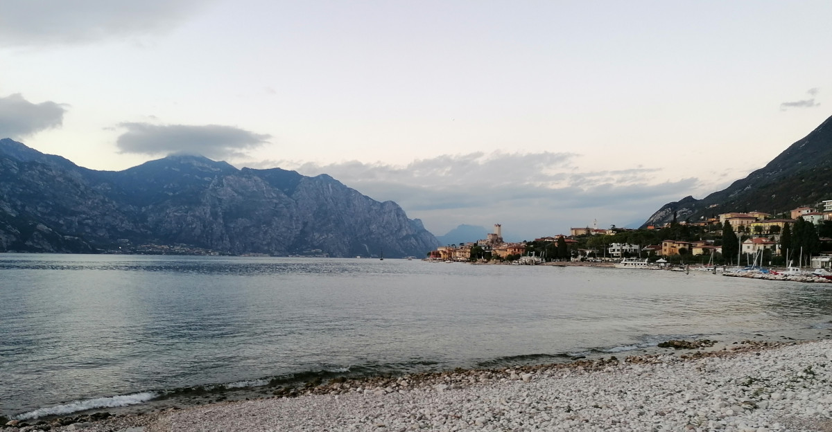 Am Gardasee bei Malcesine.