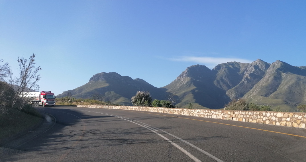 Aussicht vom Outenique Pass.