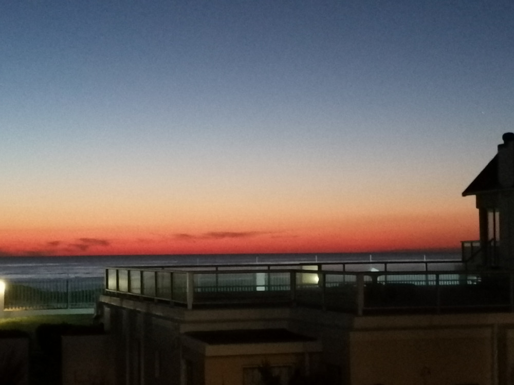 Sonnenuntergang in Port Elizabeth.