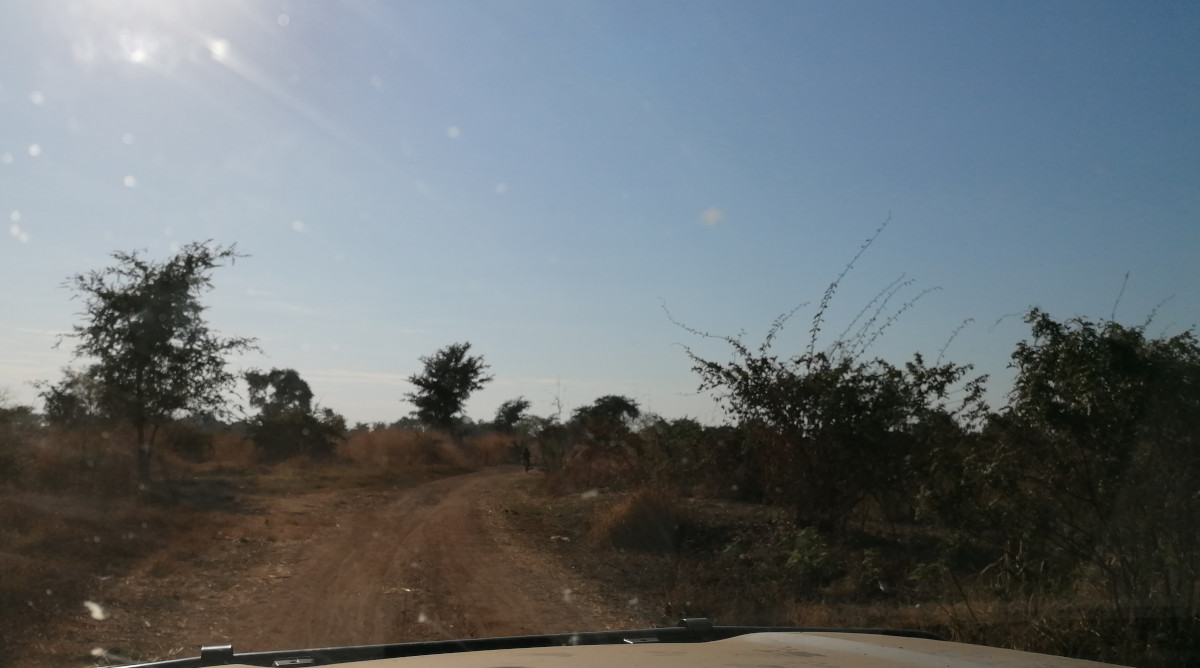 Die Strecke zu Beginn des Abenteuers.