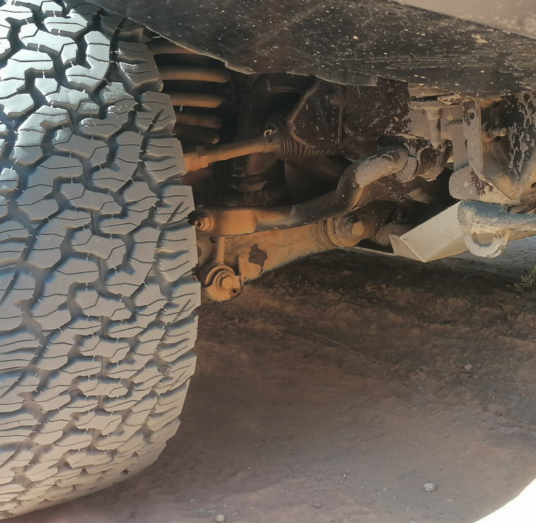 Schaden am Stoßdämpfer.