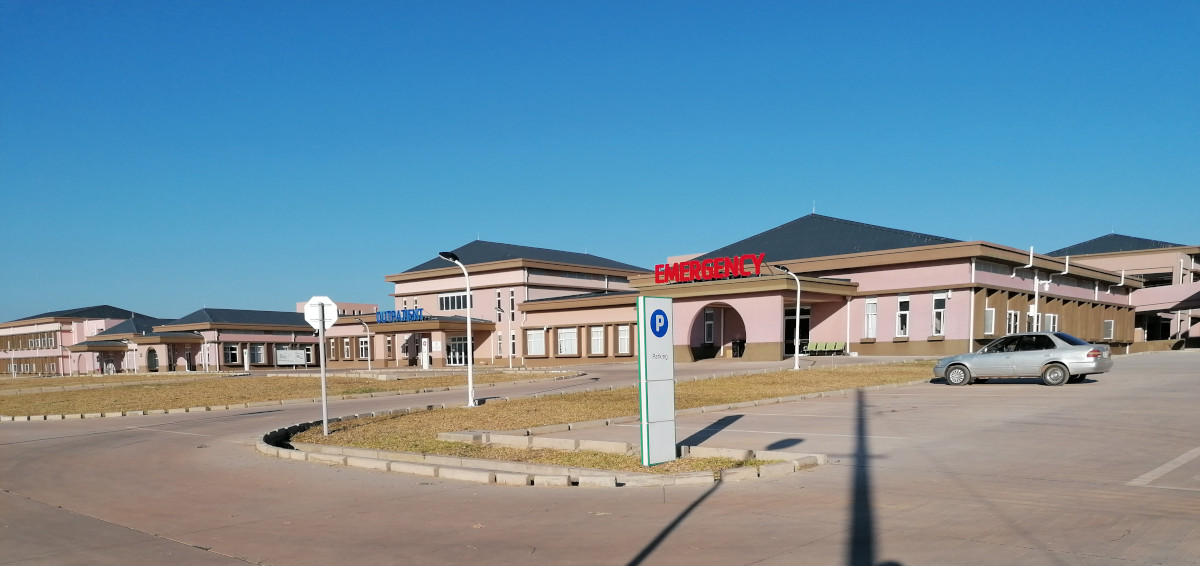 Von China gebautes Krankenhaus.