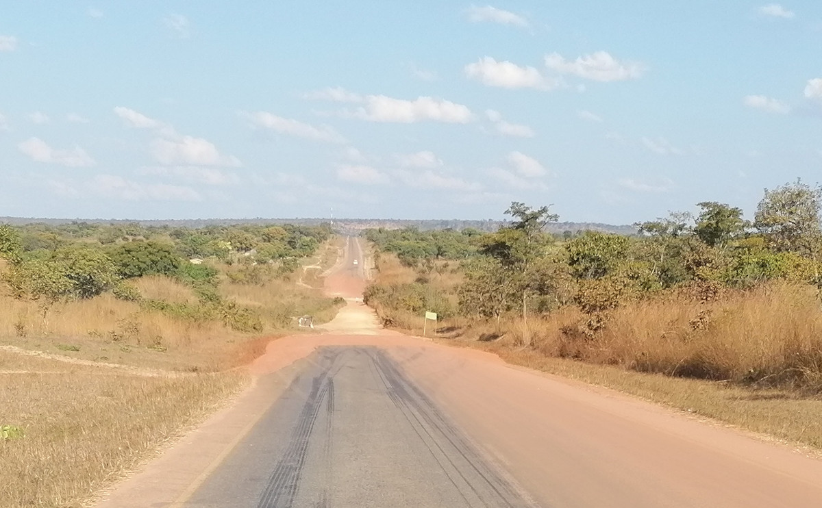 Die einspurige Brücke.