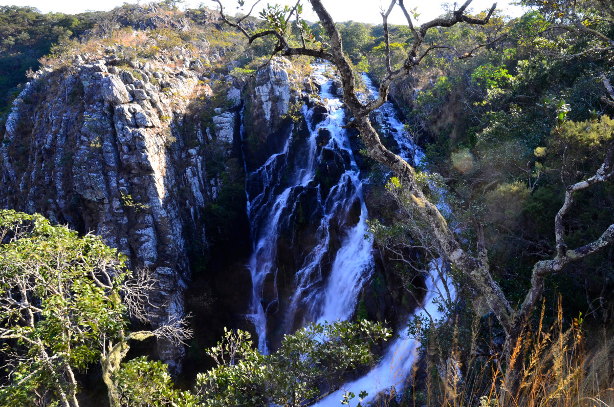 Kundalila Falls am Abend.