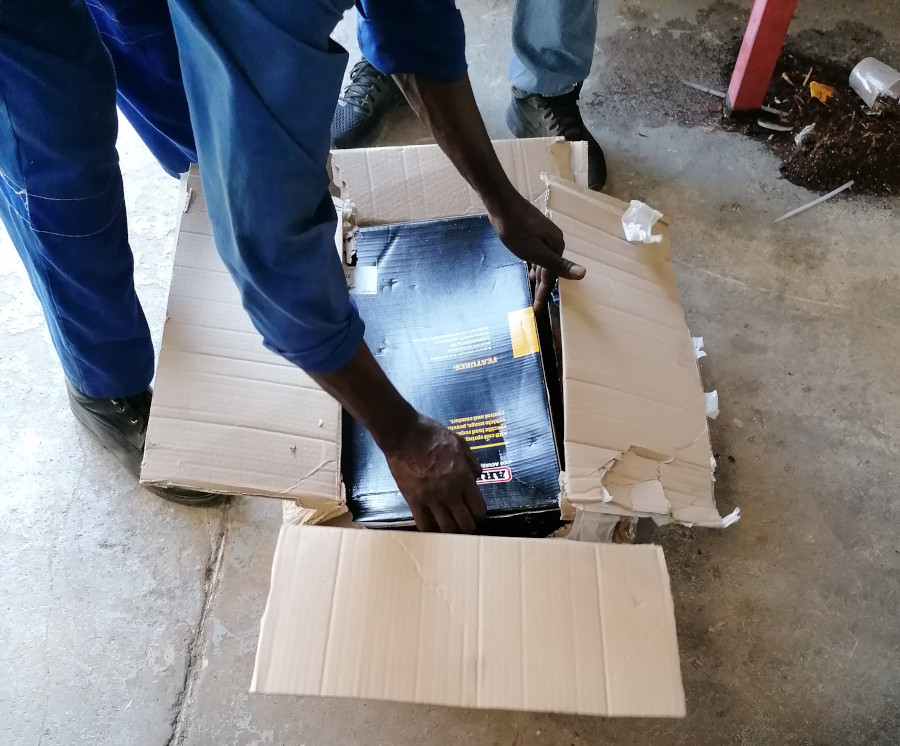 Das richtige Paket ist endlich angekommen.