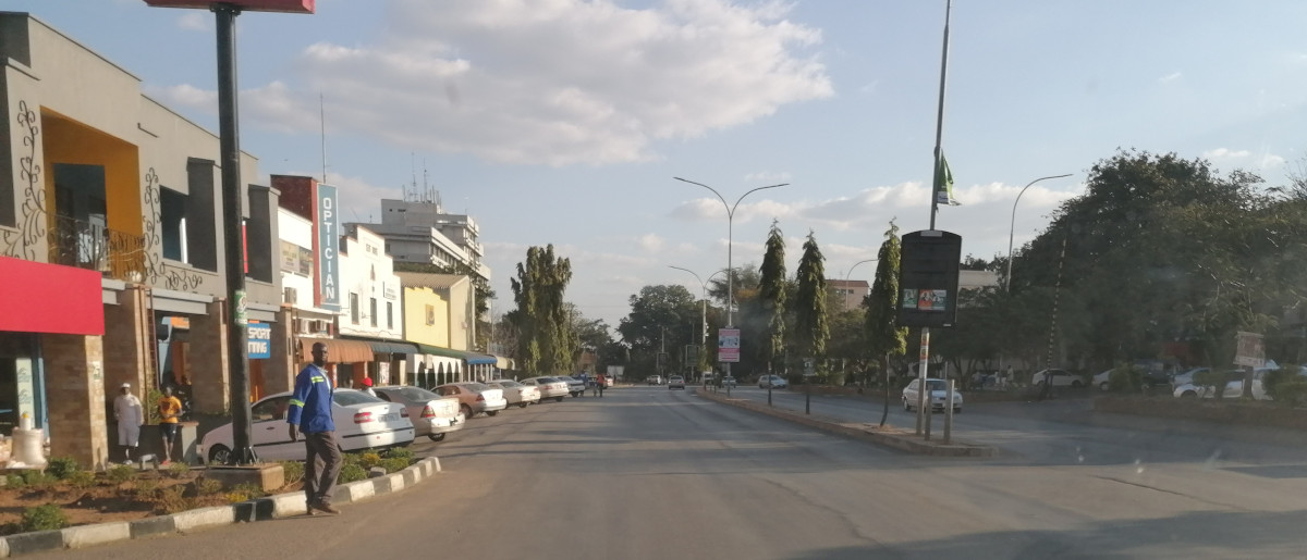 Die Stadt Livingstone.