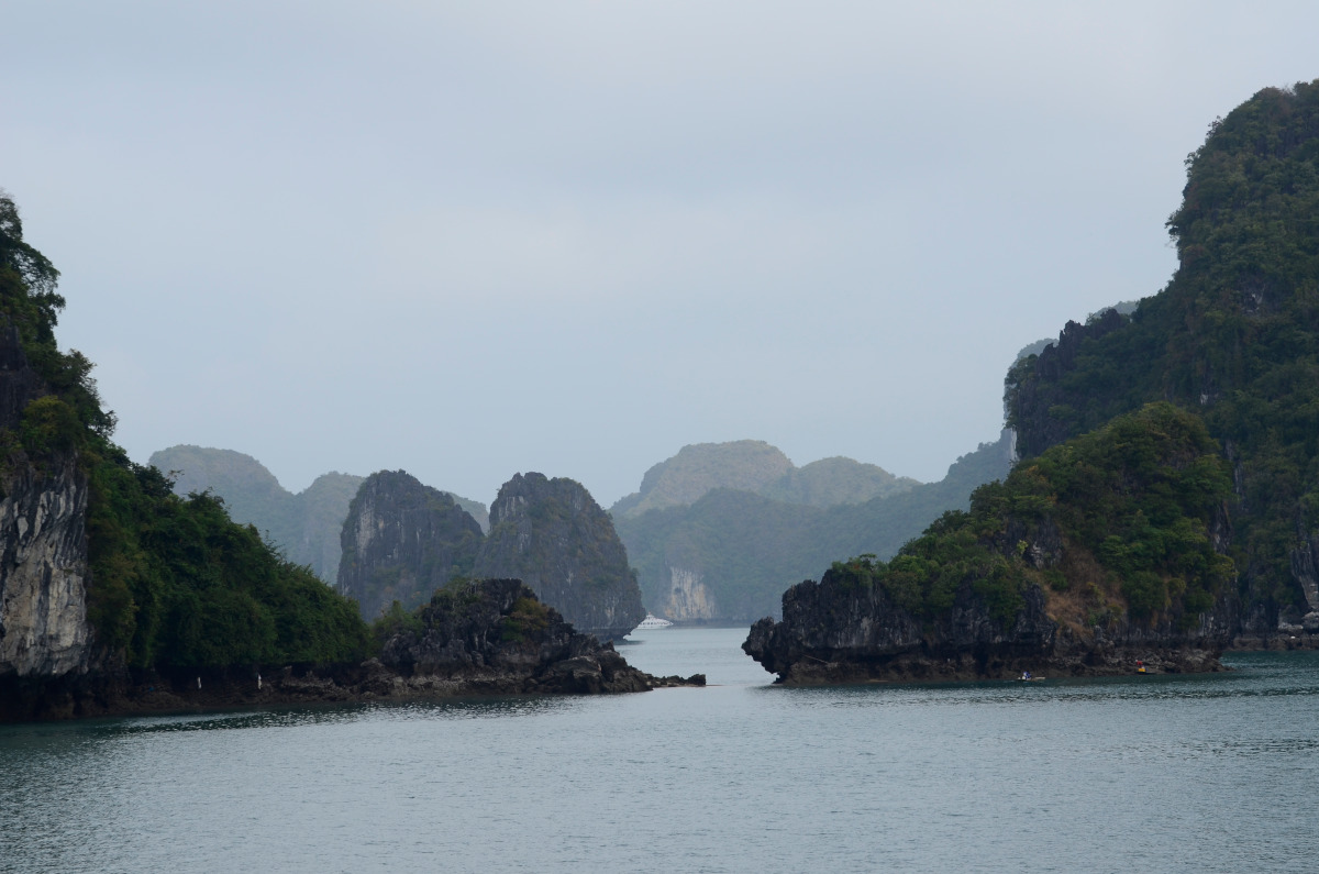 Bild aus der Halong-Bucht