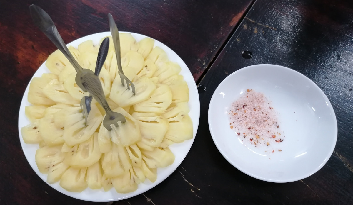 Unscheinbares Dessert, aber sehr geschmackvoll.