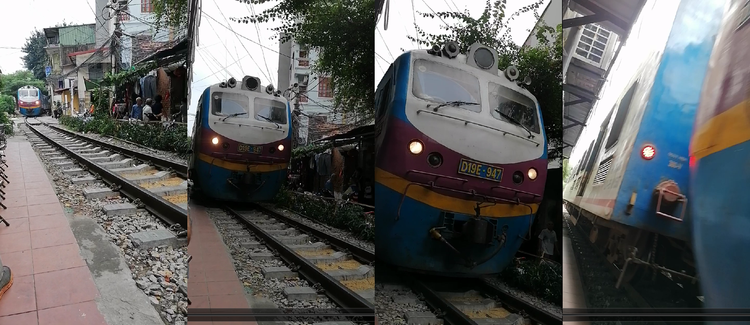 Wie es sich anfühlt, fast vom Zug überrollt zu werden ...