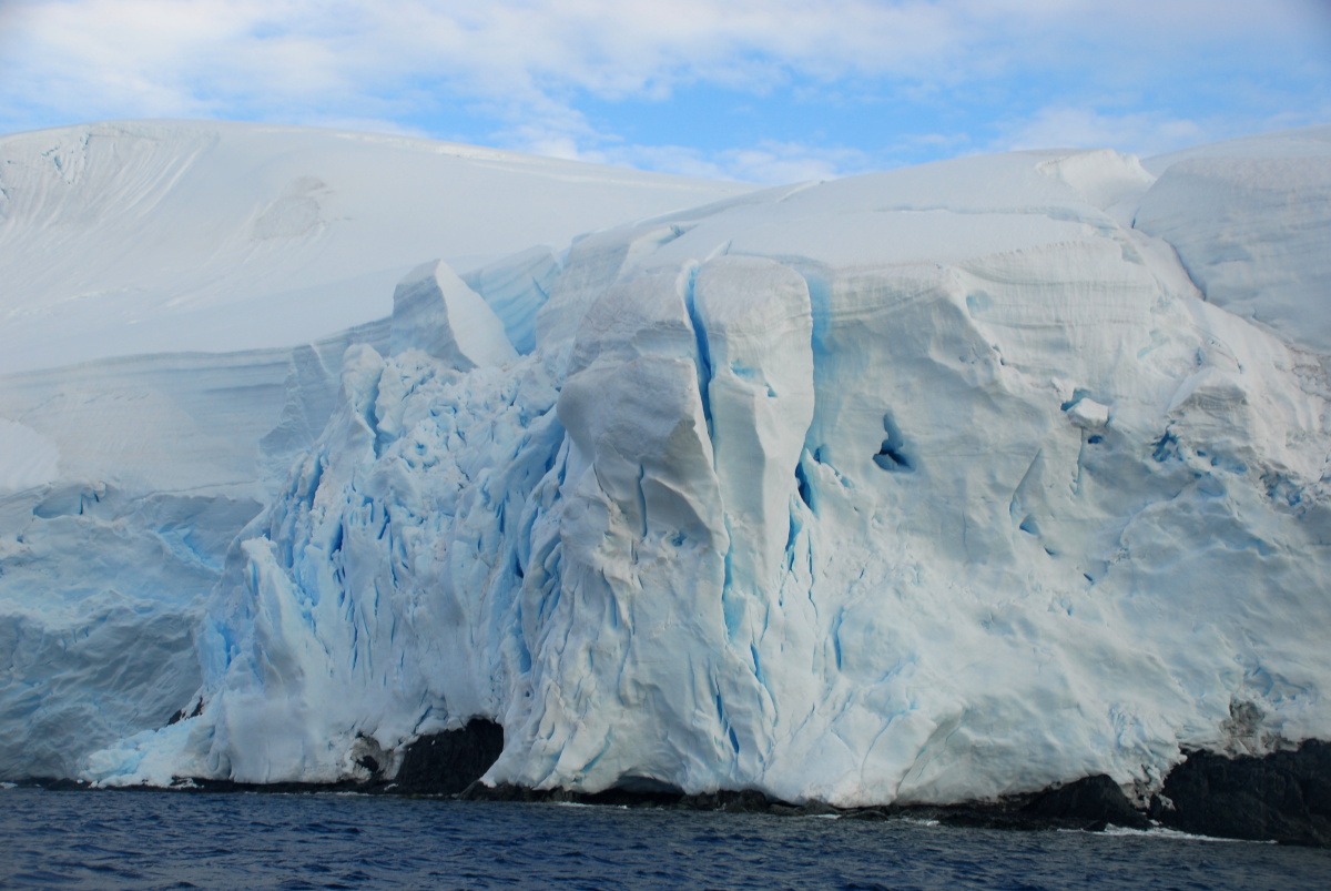 Die ersten Eismassen.