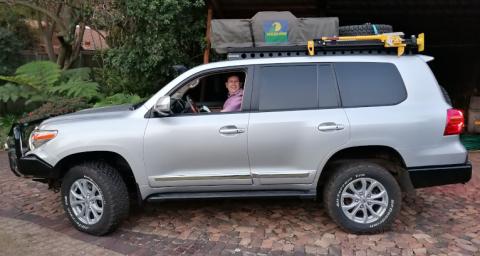 Der fertig umgebaute Wagen.